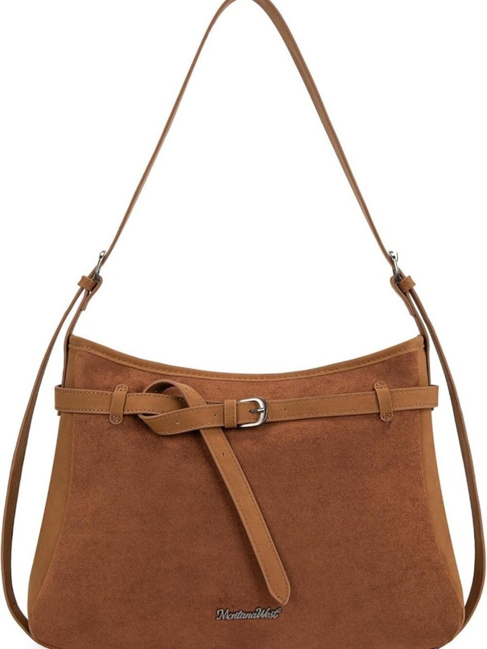 Soft Suede Slouchy Hobo Tote Bag for Women | Casual Everyday Handbag for Work